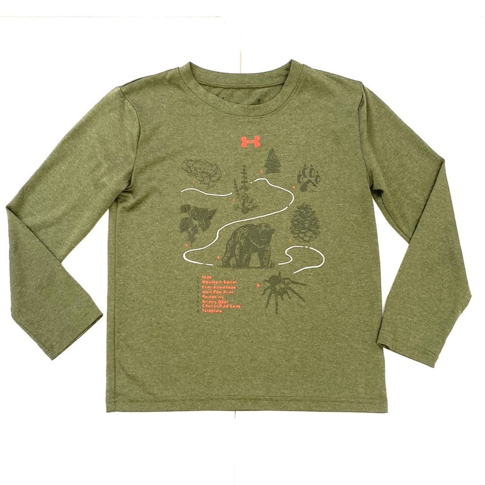 Under Armour Boys Wilderness Crew Neck Long Sleeve Shirt